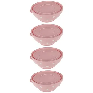 پیاله مدل ستاره ای دربدار مجموعه 4 عددی