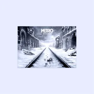 پوستر هومرو مدل فلزی طرح Metro کد PS598