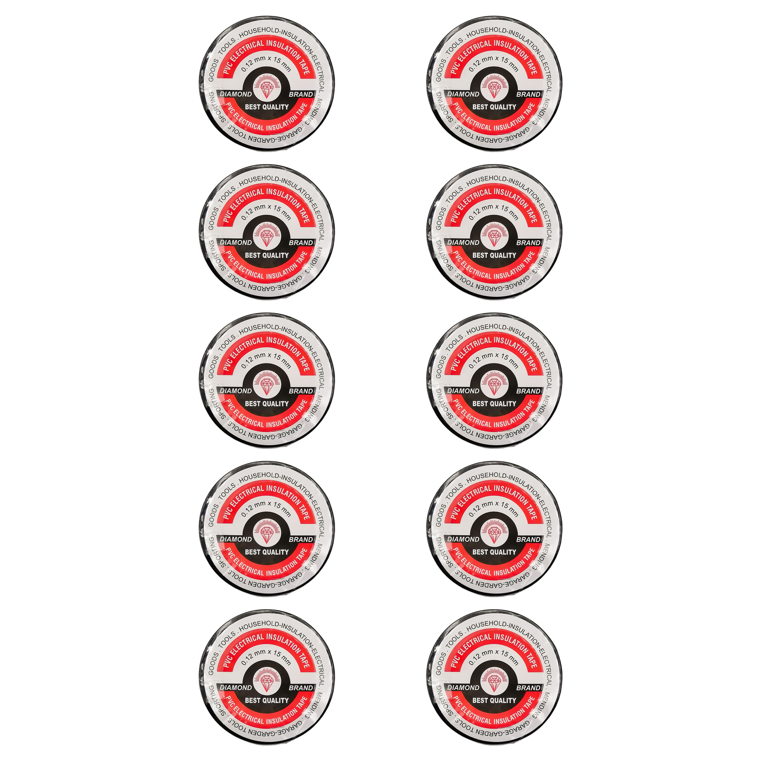 چسب برق دیاموند مدل DB-1 بسته 10 عددی چسب برق دیاموند مدل DB-1 بسته 10 عددی