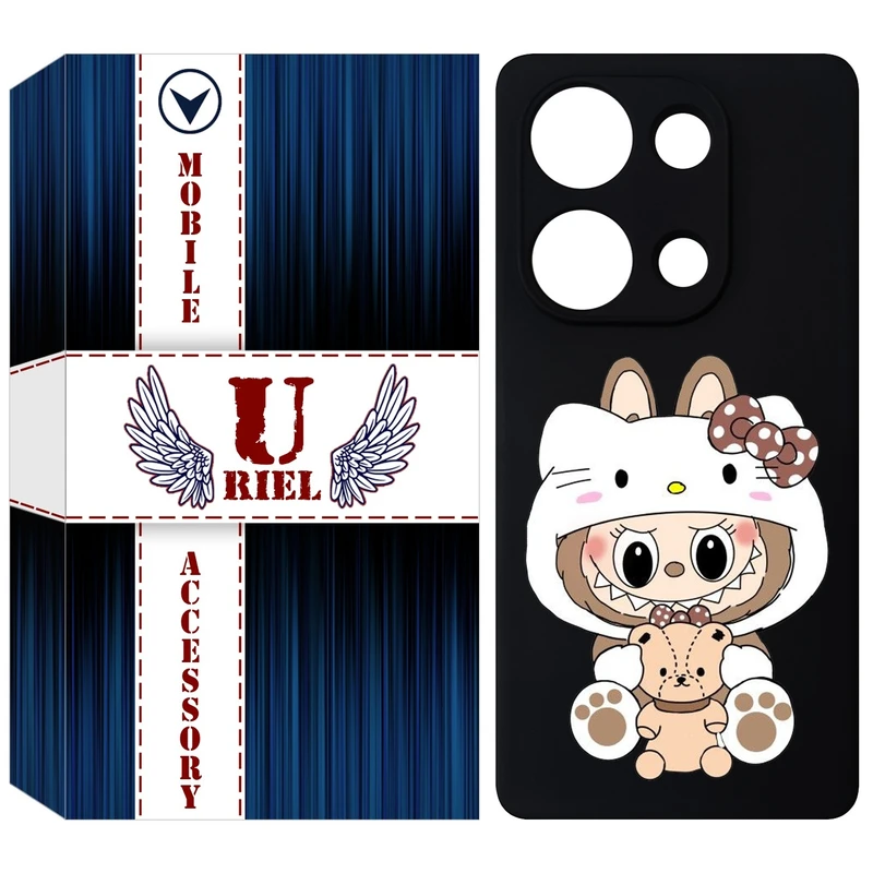 کاور یوریل مدل KSH کد 124 طرح عروسک لبوبو مناسب برای گوشی موبایل شیائومی Redmi Note 14S / Note 13 Pro 4G / Poco M6 Pro 4G