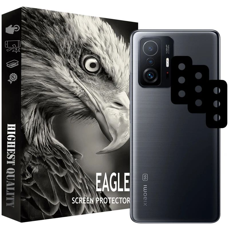 محافظ لنز دوربین ایگل مدل EGL-03 مناسب برای گوشی موبایل شیائومی Mi 11T 5G بسته سه عددی