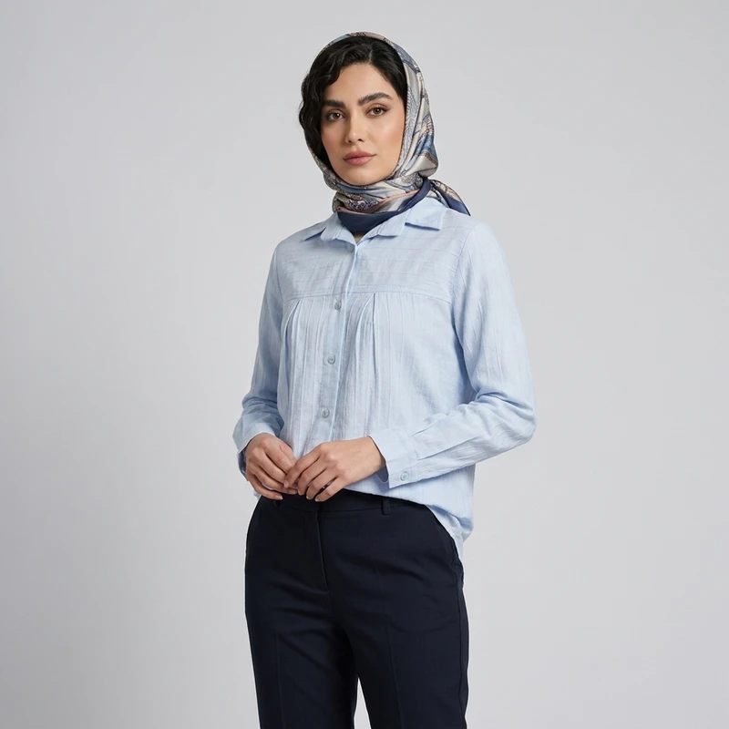 مانتو الیاف مصنوعی ساده مدل 113199