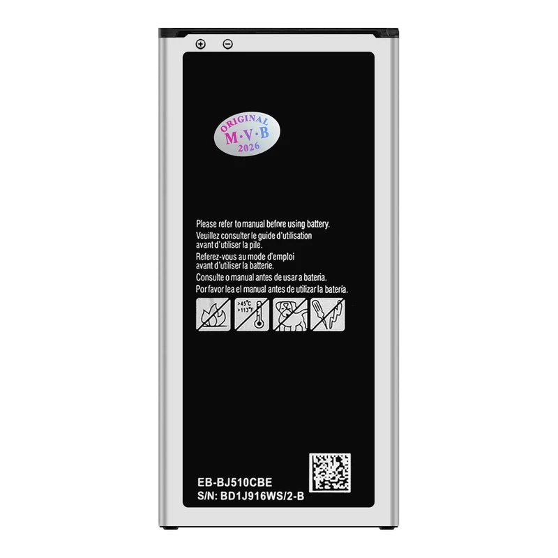 باتری موبایل ام وی بی مدل EB-BJ510CBE ظرفیت 3100 میلی آمپر ساعت سازگار با گوشی موبایل سامسونگ Galaxy J5 2016 (J510)