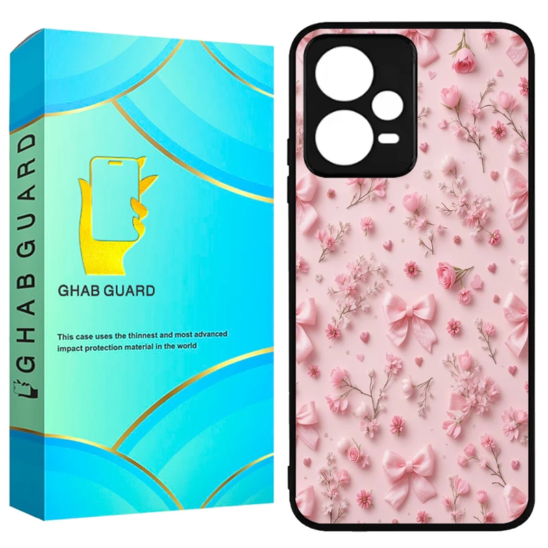 کاور قاب گارد طرح گل و پاپیون مدل GCHPX5P مناسب برای گوشی موبایل شیائومی Poco X5 Pro 5G