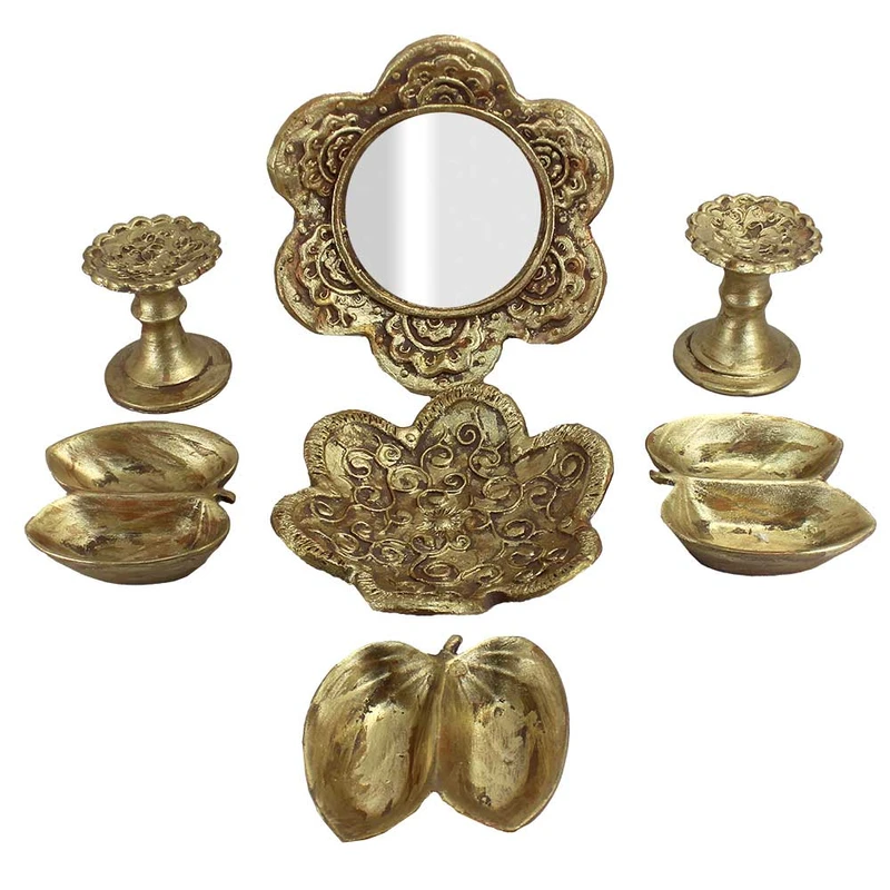 مجموعه ظروف هفت سین 10 پارچه مدل پیچیکی