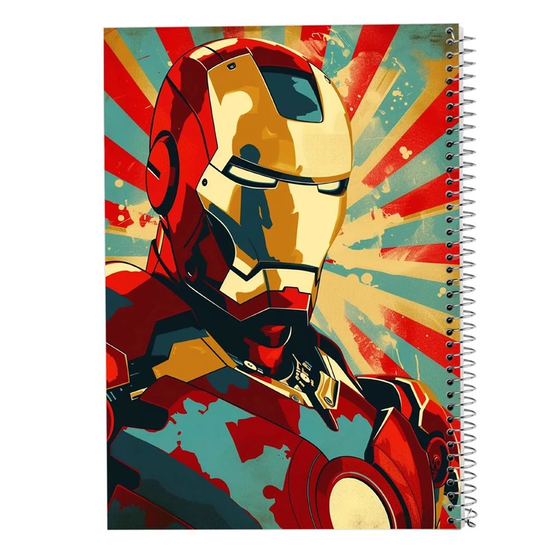 دفتر نقاشی 50 برگ مدوپد مدل مردآهنی (Iron man) کد DF15649