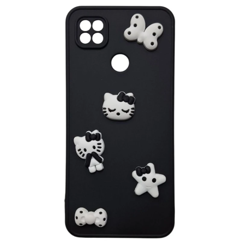 کاور طرح کیتی عروسکی مدل 10A مناسب برای گوشی موبایل شیائومی Redmi 9C / 10A