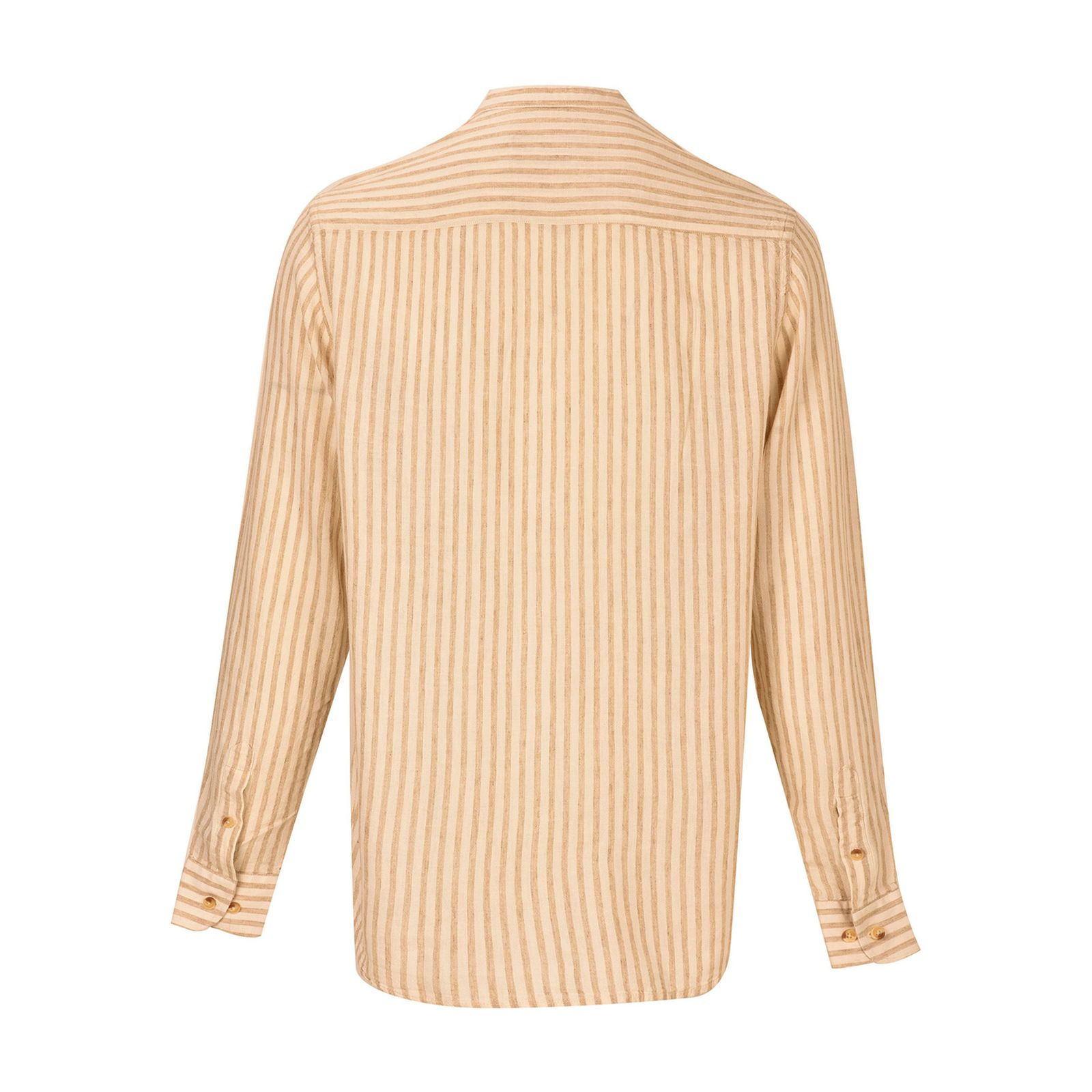 پیراهن آستین بلند مردانه بادی اسپینر مدل 3906 کد 1 رنگ کرم -  - 2