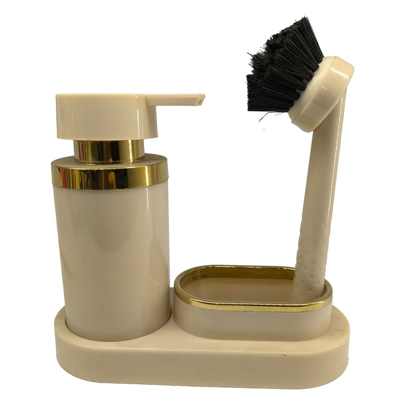 پمپ مایع ظرفشویی زیبا مدل 2060 به همراه فرچه