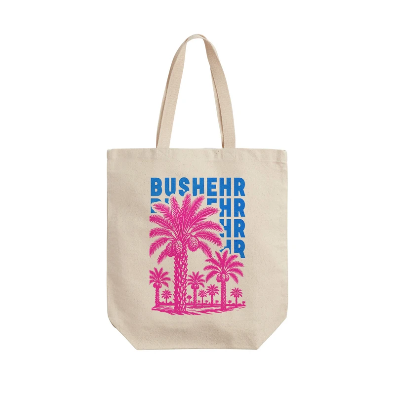 ساک خرید ترمه طراحان ایده مدل نماد نخلستان بوشهر کد map0010 - L