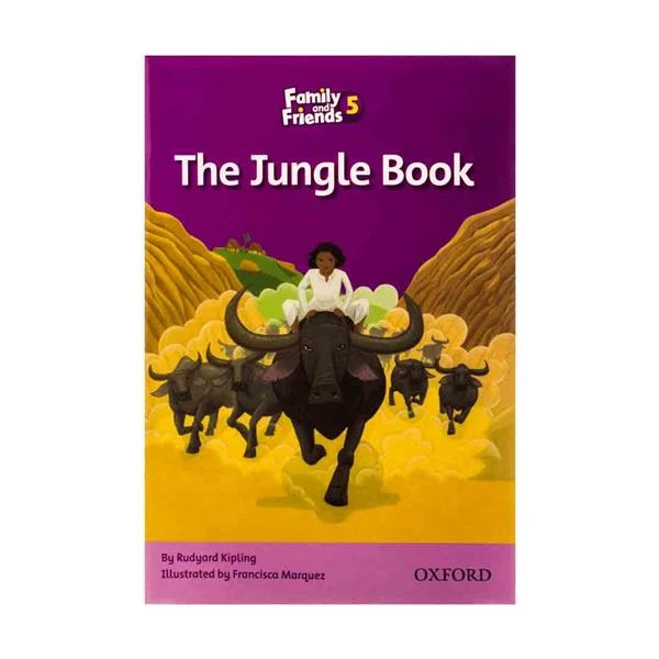  کتاب Family and Friends 5 The Jungle Book اثر Rudyard Kipling انتشارات Oxford