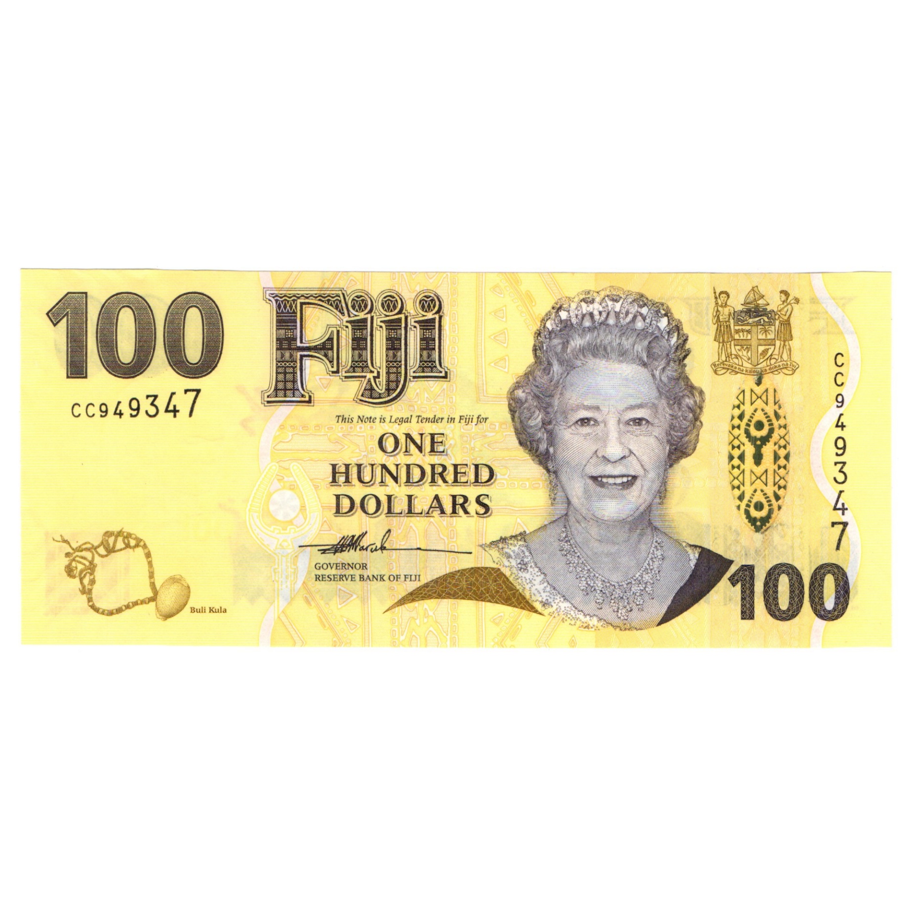 اسکناس تزئینی طرح کشور فیجی مدل 100 دلار