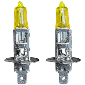 لامپ نور بالا چراغ جلو تک حالته بست یدک مدل Limo.YLW پایهH1 مناسب برای برلیانس V5 بسته ۲ عددی