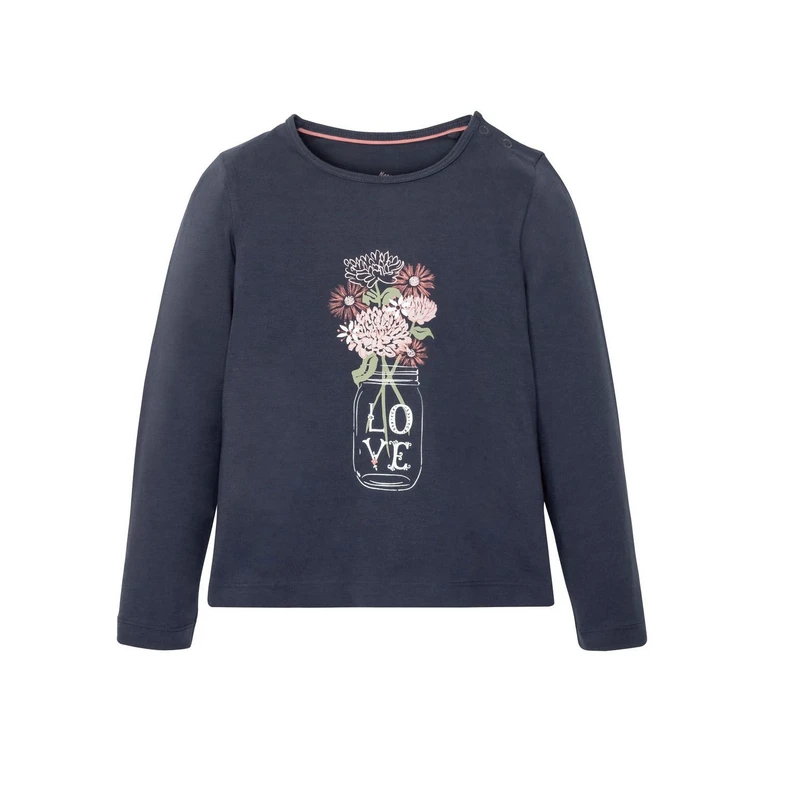 عکس شماره 4 : تی شرت آستین بلند دخترانه لوپیلو مدل پنبه 7909036 مجموعه دو عددی