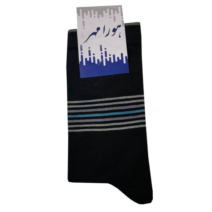 جوراب مردانه هورا مهر مدل HS-LRing06 مجموعه ۶ عددی -  - 3