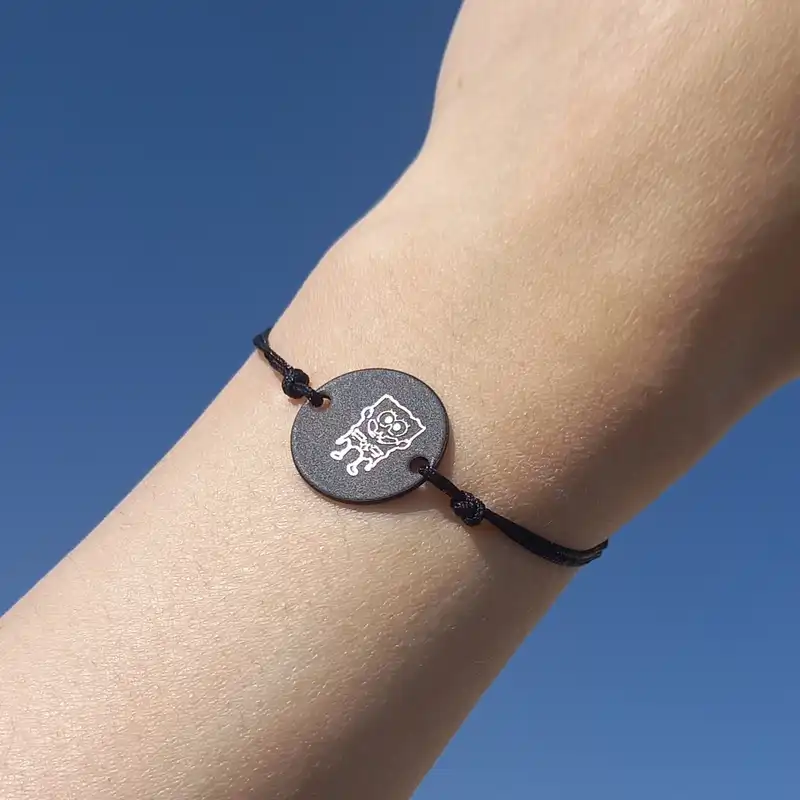 دستبند مدل دوستی پاتریک و باب اسفنجی بسته 2 عددی