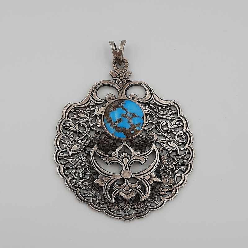 آویز گردنبند نقره زنانه مدل 20145