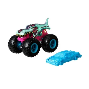 ماشین بازی هات ویلز مدل Zombie Wrex Monster Trucks کد FYJ44 - GBT40 مجموعه 2عددی