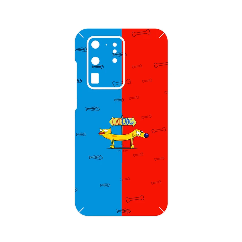 برچسب پوششی ماهوت مدل CatDog مناسب برای گوشی موبایل سامسونگ Galaxy S20 Ultra