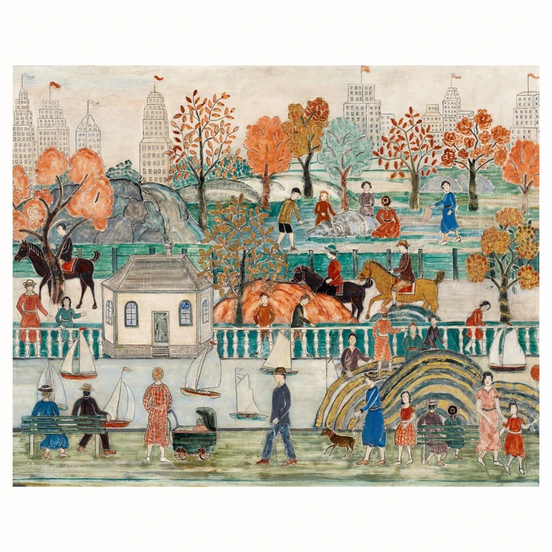 پوستر مدل مستر وینتیج مسافرت -پارک مرکزی نیویورک