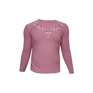 بلوز آستین بلند زنانه مدل یقه گرد