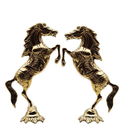 تندیس مدل اسب سرکش کدFA118 مجموعه 2 عددی