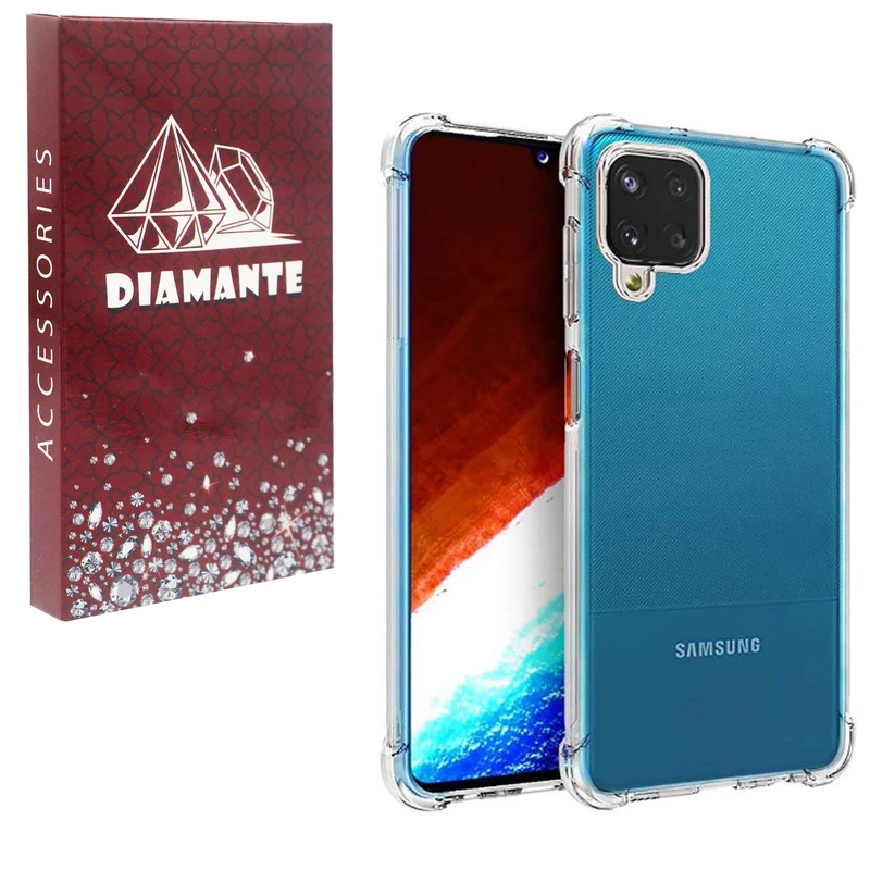 کاور دیامانته مدل ساده مناسب برای گوشی موبایل سامسونگ Galaxy A12