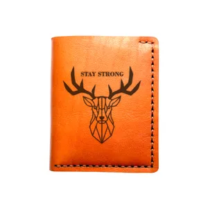 کیف پول چرم نورا طرح گوزن