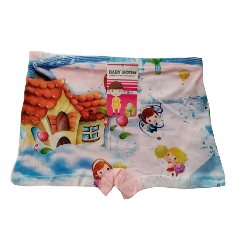 شورت دخترانه مدل کلبه رنگ صورتی