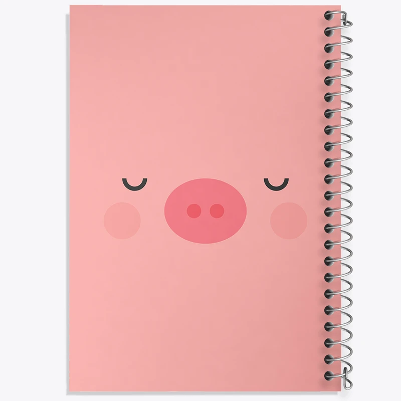 دفتر مشق 50 برگ خندالو طرح خوک کیوت کد N1522