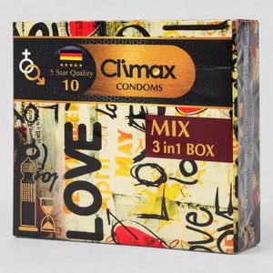 کاندوم کلایمکس مدل Mix 10 بسته 3 عددی