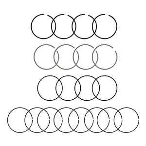 رینگ پیستون موتور ای کیو بی پی مدل 1004030GG010ZJ مناسب برای جک J4 بسته 20 عددی