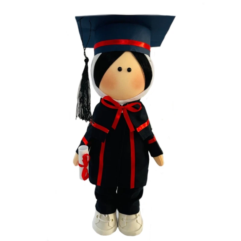 عروسک طرح روسی مدل دانش آموز فارغ التحصیلی ارتفاع 32 سانتی متر