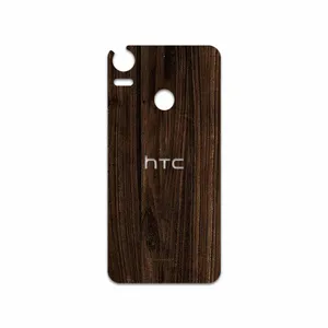 MAHOOT Dark Walnut Wood Cover Sticker for HTC Desire 10 Pro