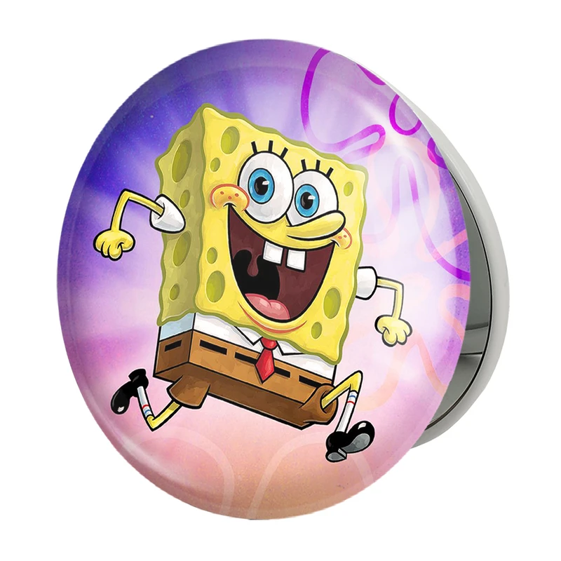 آینه جیبی خندالو طرح باب اسفنجی مدل تاشو کد 24713 