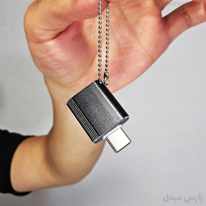 مبدل USB OTG به USB-C مدل PM-402 بسته دو عددی