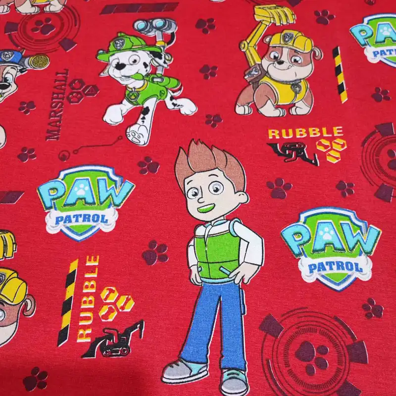 پارچه ملحفه طرح کودک مدل سگ نگهبان