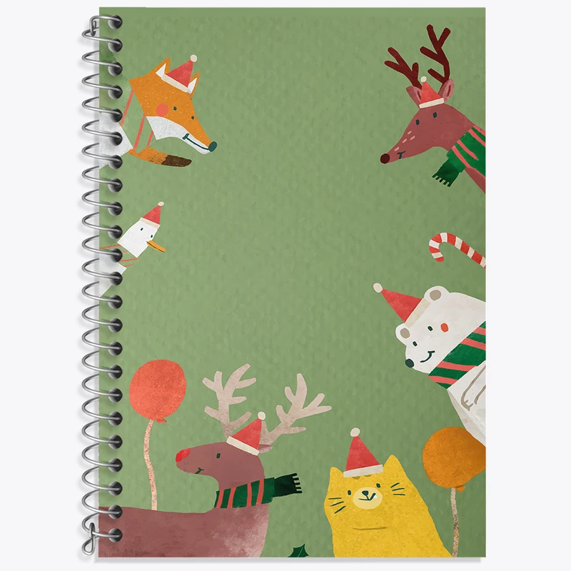 دفتر لغت 50 برگ خندالو طرح حیوانات بامزه و کیوت کد N2550