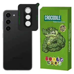 محافظ لنز دوربین کروکودیل مدل C-3D مناسب برای گوشی موبایل سامسونگ  Galaxy S23