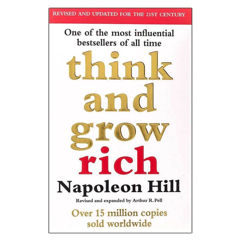 کتاب think and grow rich اثر Napoleon Hill انتشارات Vermilion 