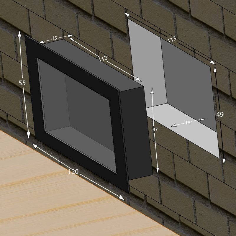 شومینه برقی شومینه تیموری اصل مدل L2-120
