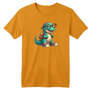 تی شرت آستین کوتاه بچگانه مدل دایناسور کد 07