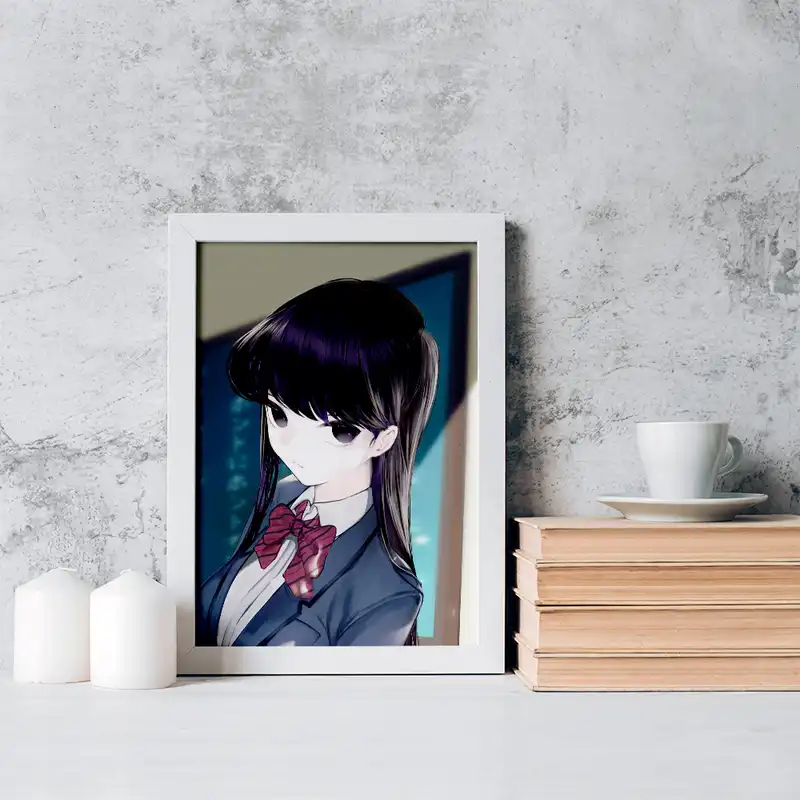 تابلو خندالو مدل انیمه کومی سان کد 16096