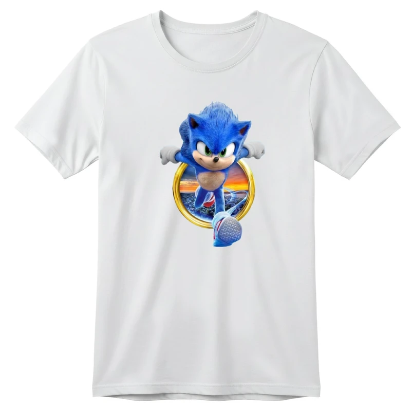تی‌شرت آستین کوتاه بچگانه مدل سونیک کد v1 