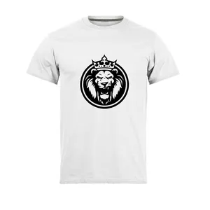 تی شرت آستین کوتاه مردانه مدل  Lion king_N1_0134 رنگ سفید