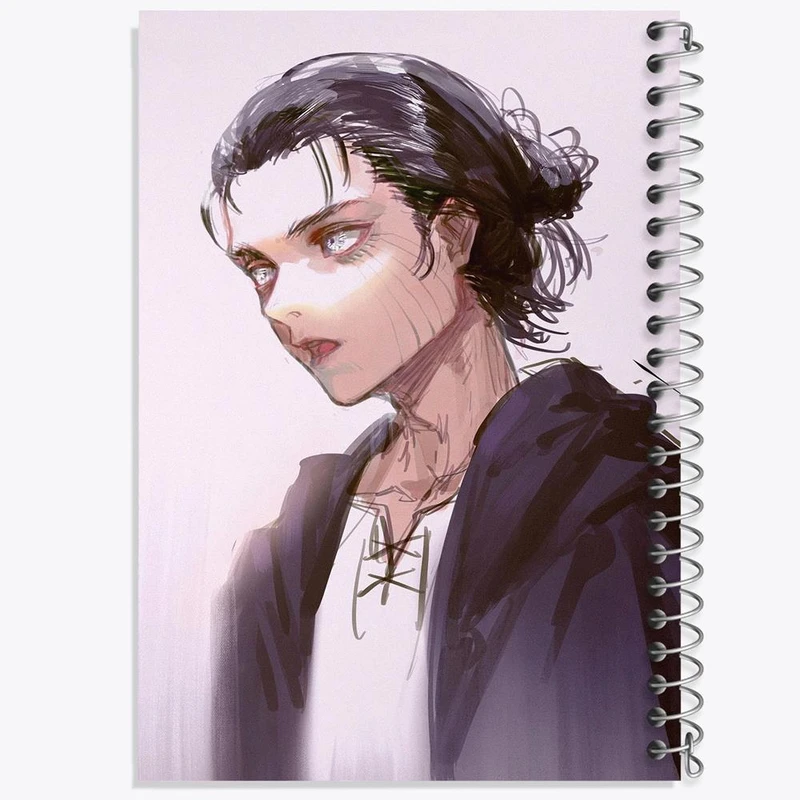 دفتر مشق 100 برگ خندالو طرح ارن انیمه اتک آن تایتان Attack on Titan کد 18591