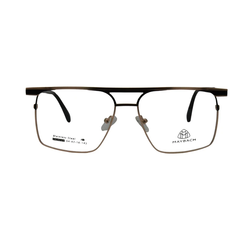 فریم عینک طبی فریم خاص میباخ مدل DG 3028 C1 مناسب برای صورت بیضی، قلب، لوزی، مثلث، مستطیل، مربع، گرد