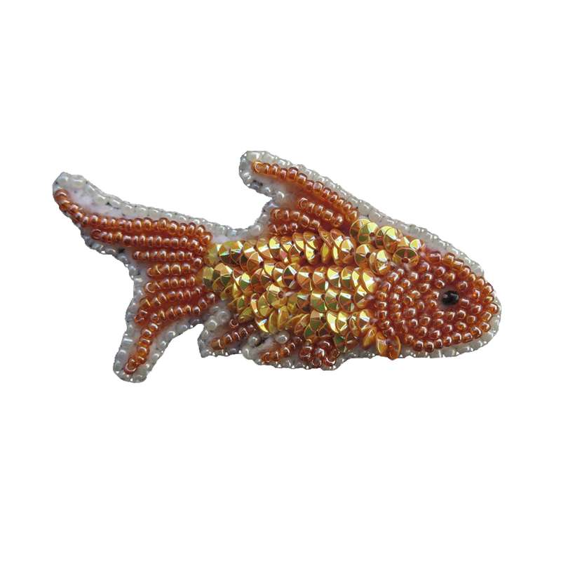 گل سینه زنانه طرح ماهی کد SW13