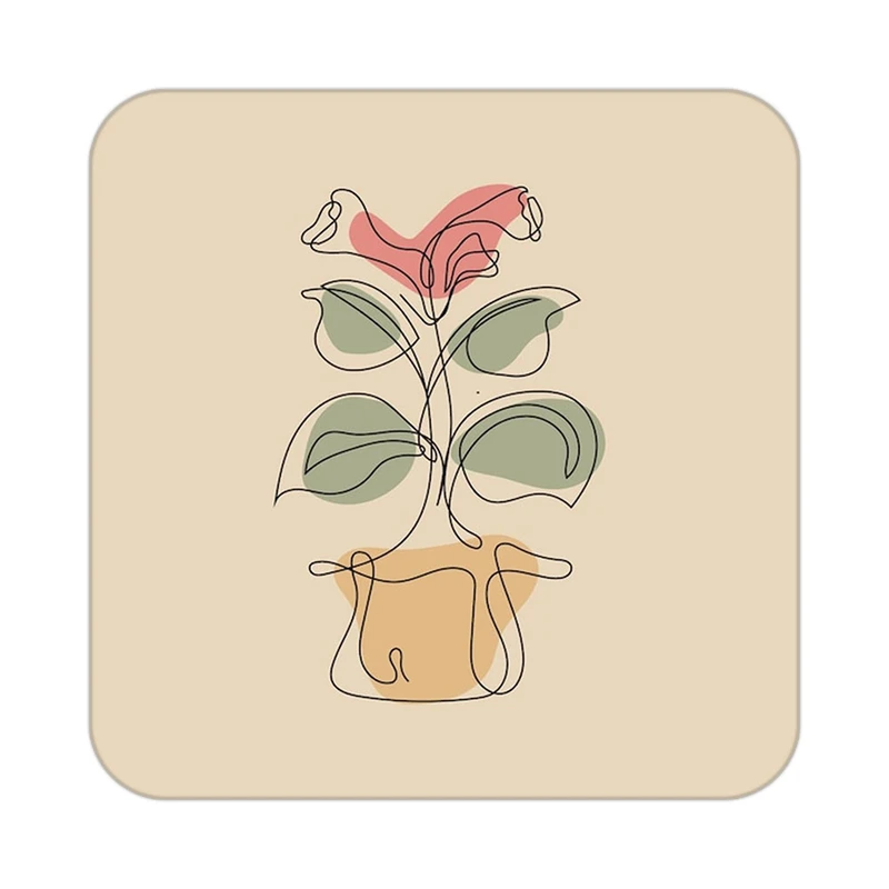 زیر لیوانی کاکتی طرح عاشقانه مدل mp37937