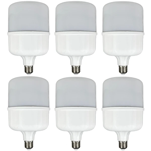 لامپ ال ای دی 50 وات چیپصام مدل استوانه پایه E27 بسته 6 عددی
